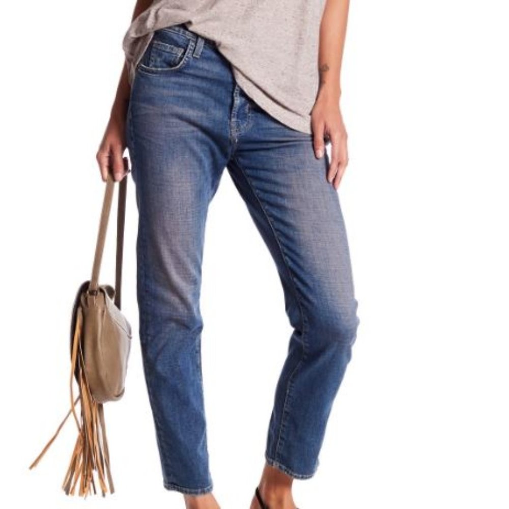 Designer: Current/Elliott “The Slouchy Skinny” Jeans with Button Closure Size 26